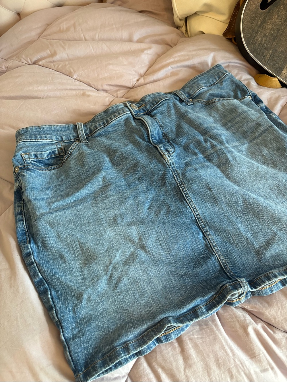 TORRID adorable denim miniskirt